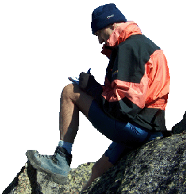 En Jordi prenent notes